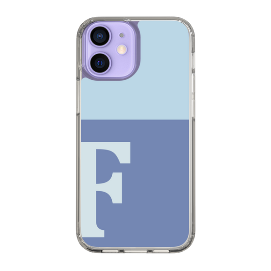 Slim Protection Case［ Original - initial two tone - F blue ］