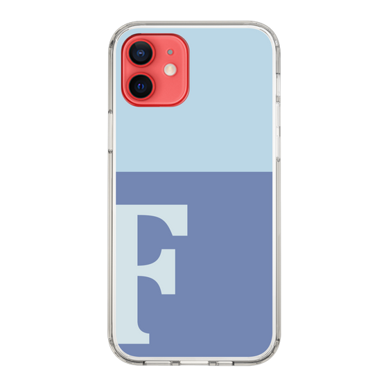 Slim Protection Case［ Original - initial two tone - F blue ］