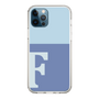 Slim Protection Case［ Original - initial two tone - F blue ］