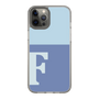 Slim Protection Case［ Original - initial two tone - F blue ］
