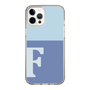 Slim Protection Case［ Original - initial two tone - F blue ］