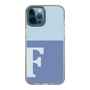 Slim Protection Case［ Original - initial two tone - F blue ］
