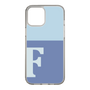 Slim Protection Case［ Original - initial two tone - F blue ］