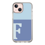 Slim Protection Case［ Original - initial two tone - F blue ］