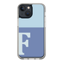 Slim Protection Case［ Original - initial two tone - F blue ］