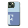 Slim Protection Case［ Original - initial two tone - F blue ］