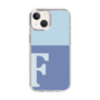 Slim Protection Case［ Original - initial two tone - F blue ］