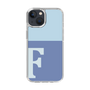 Slim Protection Case［ Original - initial two tone - F blue ］