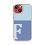 Slim Protection Case［ Original - initial two tone - F blue ］