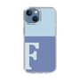 Slim Protection Case［ Original - initial two tone - F blue ］