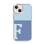 Slim Protection Case［ Original - initial two tone - F blue ］