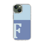 Slim Protection Case［ Original - initial two tone - F blue ］