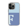 Slim Protection Case［ Original - initial two tone - F blue ］