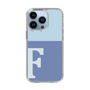 Slim Protection Case［ Original - initial two tone - F blue ］
