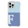 Slim Protection Case［ Original - initial two tone - F blue ］