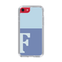 Slim Protection Case［ Original - initial two tone - F blue ］