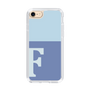Slim Protection Case［ Original - initial two tone - F blue ］