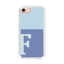 Slim Protection Case［ Original - initial two tone - F blue ］