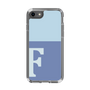 Slim Protection Case［ Original - initial two tone - F blue ］