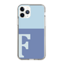 Slim Protection Case［ Original - initial two tone - F blue ］