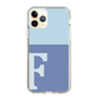 Slim Protection Case［ Original - initial two tone - F blue ］