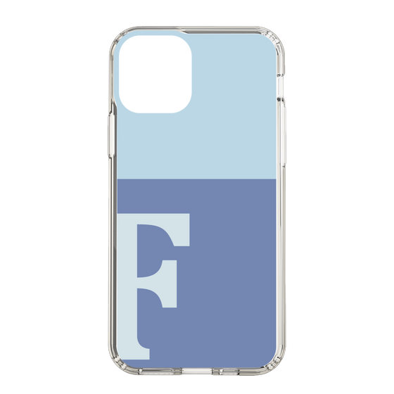 Slim Protection Case［ Original - initial two tone - F blue ］