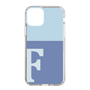 Slim Protection Case［ Original - initial two tone - F blue ］