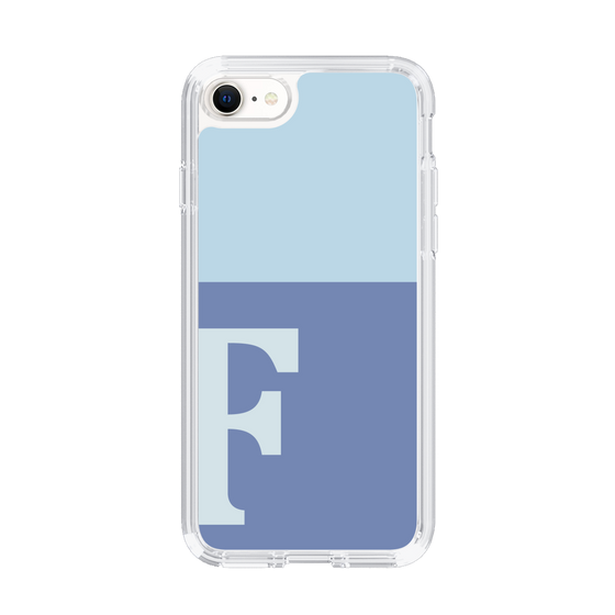 Slim Protection Case［ Original - initial two tone - F blue ］