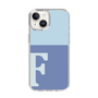Slim Protection Case［ Original - initial two tone - F blue ］