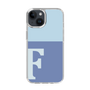 Slim Protection Case［ Original - initial two tone - F blue ］