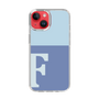 Slim Protection Case［ Original - initial two tone - F blue ］