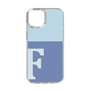 Slim Protection Case［ Original - initial two tone - F blue ］