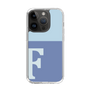 Slim Protection Case［ Original - initial two tone - F blue ］