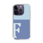 Slim Protection Case［ Original - initial two tone - F blue ］