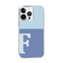 Slim Protection Case［ Original - initial two tone - F blue ］
