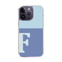 Slim Protection Case［ Original - initial two tone - F blue ］