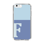 Slim Protection Case［ Original - initial two tone - F blue ］