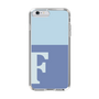 Slim Protection Case［ Original - initial two tone - F blue ］