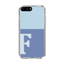 Slim Protection Case［ Original - initial two tone - F blue ］