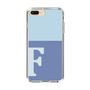 Slim Protection Case［ Original - initial two tone - F blue ］