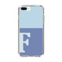 Slim Protection Case［ Original - initial two tone - F blue ］