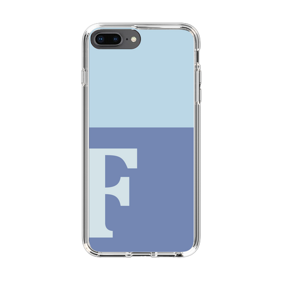 Slim Protection Case［ Original - initial two tone - F blue ］