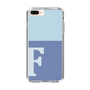Slim Protection Case［ Original - initial two tone - F blue ］