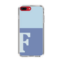Slim Protection Case［ Original - initial two tone - F blue ］