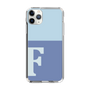 Slim Protection Case［ Original - initial two tone - F blue ］
