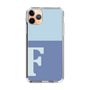 Slim Protection Case［ Original - initial two tone - F blue ］