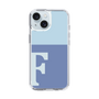 Slim Protection Case［ Original - initial two tone - F blue ］