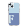 Slim Protection Case［ Original - initial two tone - F blue ］