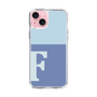 Slim Protection Case［ Original - initial two tone - F blue ］