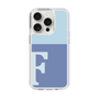 Slim Protection Case［ Original - initial two tone - F blue ］